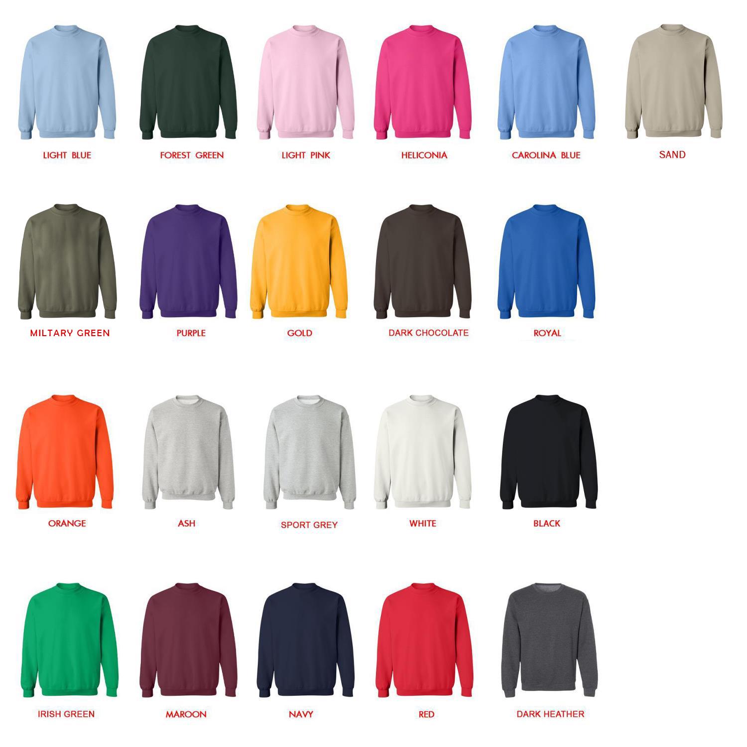 sweatshirt color chart - One-Punch Man Store