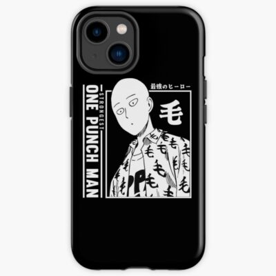 Cute Bald King One Punch Man Iphone Case