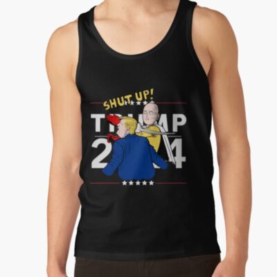 Shut Up Donald Trump 2024 Funny Design American Election Tank Top