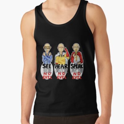 Three Monkeys Tank Top
