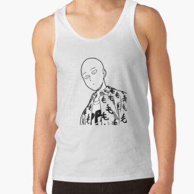 Cute Bald King One Punch Man Tank Top