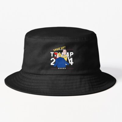 Shut Up Donald Trump 2024 Funny Design American Election Bucket Hat