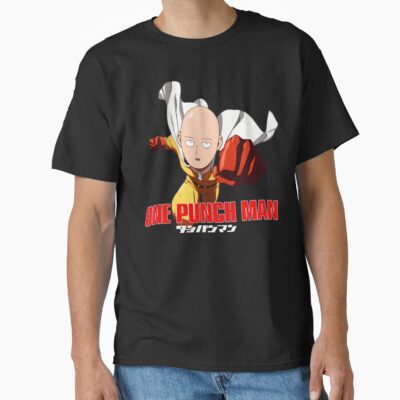 Cool Anime Fist Man Fighter Bald T-shirt