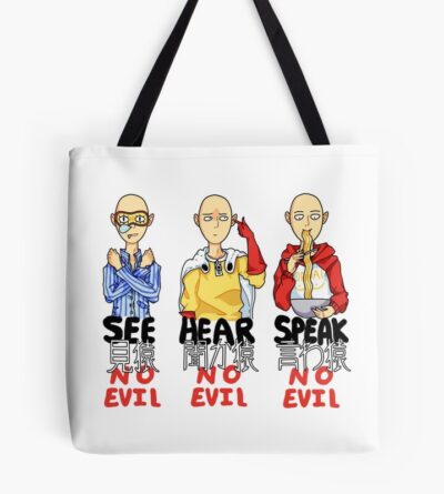 Three Monkeys Tote Bag