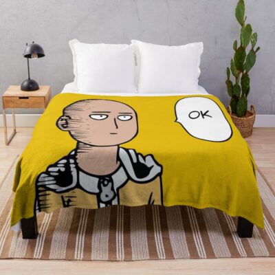 Anime Punch Throw Blanket