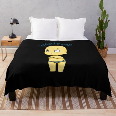 Whatever Cute Funny Throw Blanket