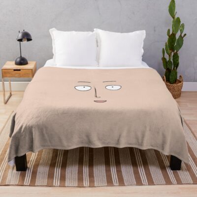 Pink Face Throw Blanket