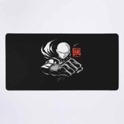 Ink Punch Manga Anime Hero Japanese Kanji Mouse Pad