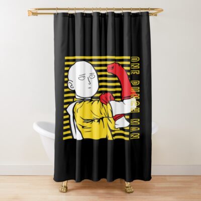 Bald Head Series Shower Curtain