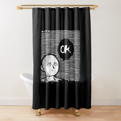 Overpowered And Bored Shower Curtain