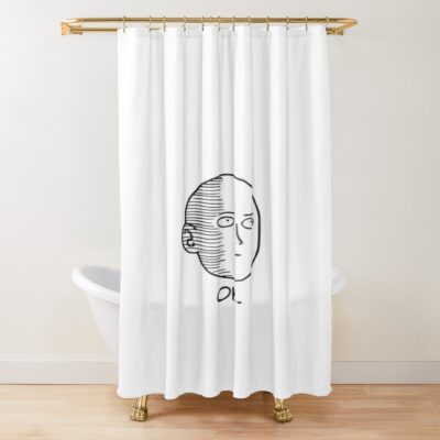 Serious Face Mode Shower Curtain