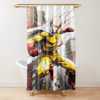 Throwing Punches Shower Curtain