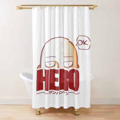 The Reluctant Hero Shower Curtain