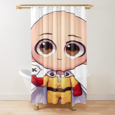 Cute Anime Character Shower Curtain
