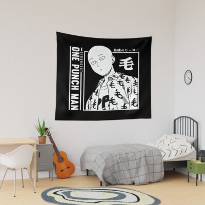 Cute Bald King Tapestry