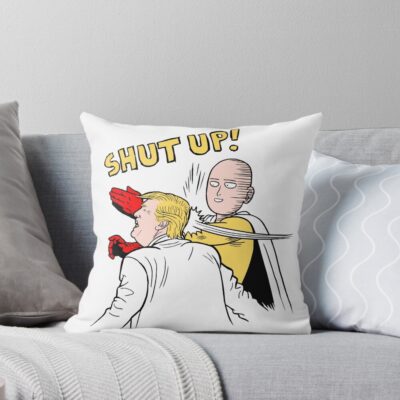 Trump Smack Throw Pillow